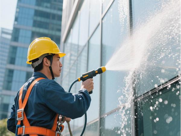 為什么建議企業(yè)、公司、工廠等定期清洗外墻玻璃